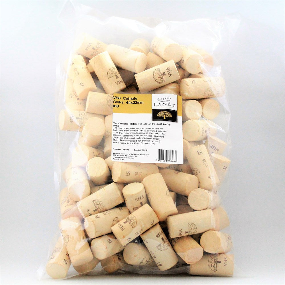 VH8 Colmate Corks x100 - 44x22mm