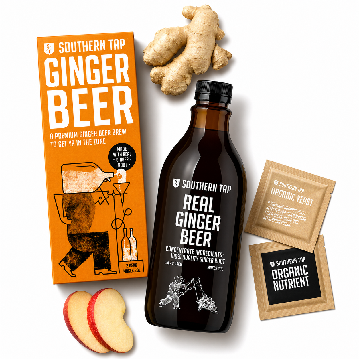 Ginger Beer Craft Kit (20L) Southern Tap