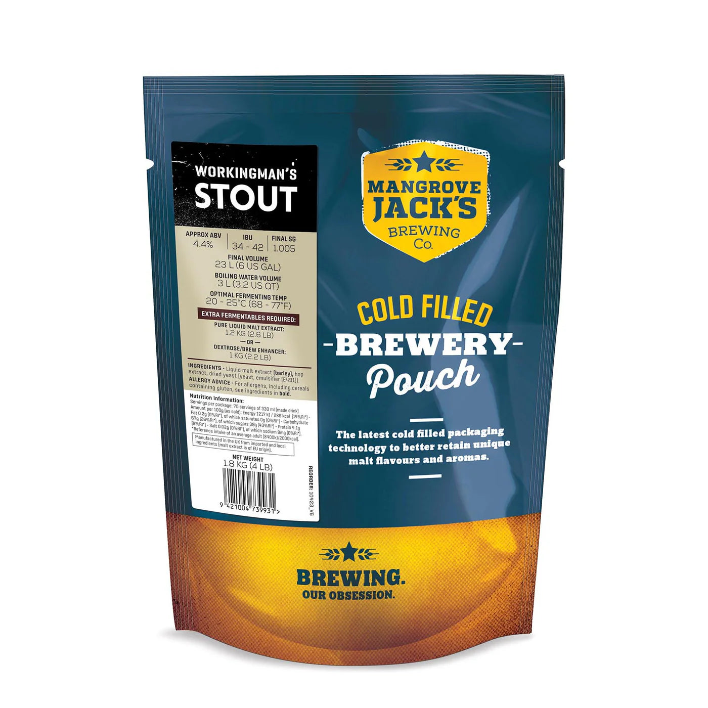 MJ Traditional Workingman Stout Pouch