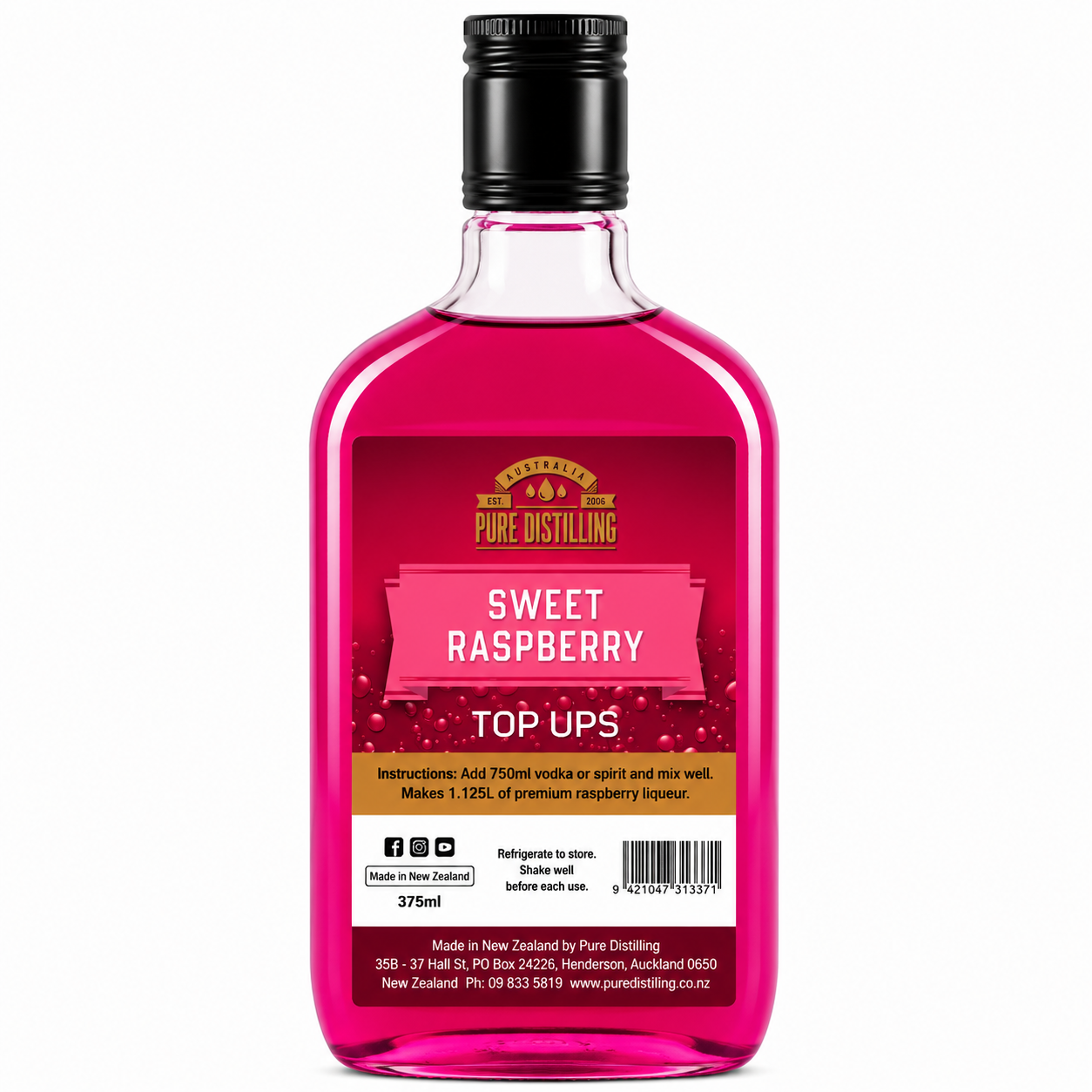 Sweet Raspberry Top Ups 375ml