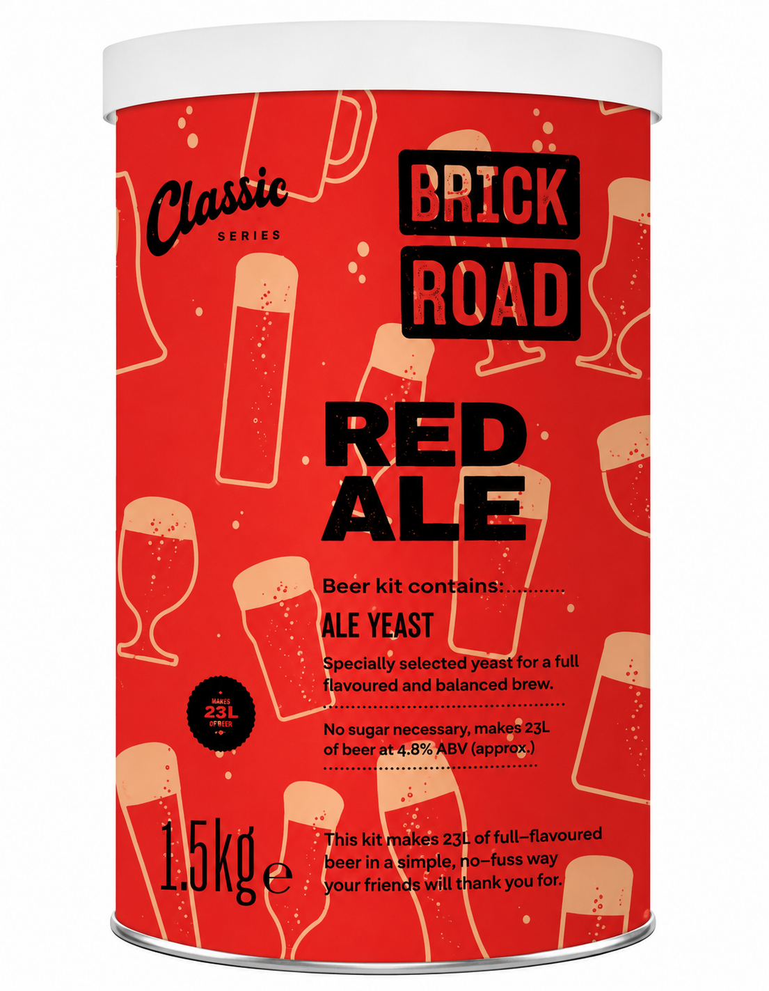 Brick Road Red Ale (mid/low options) 1.5Kg