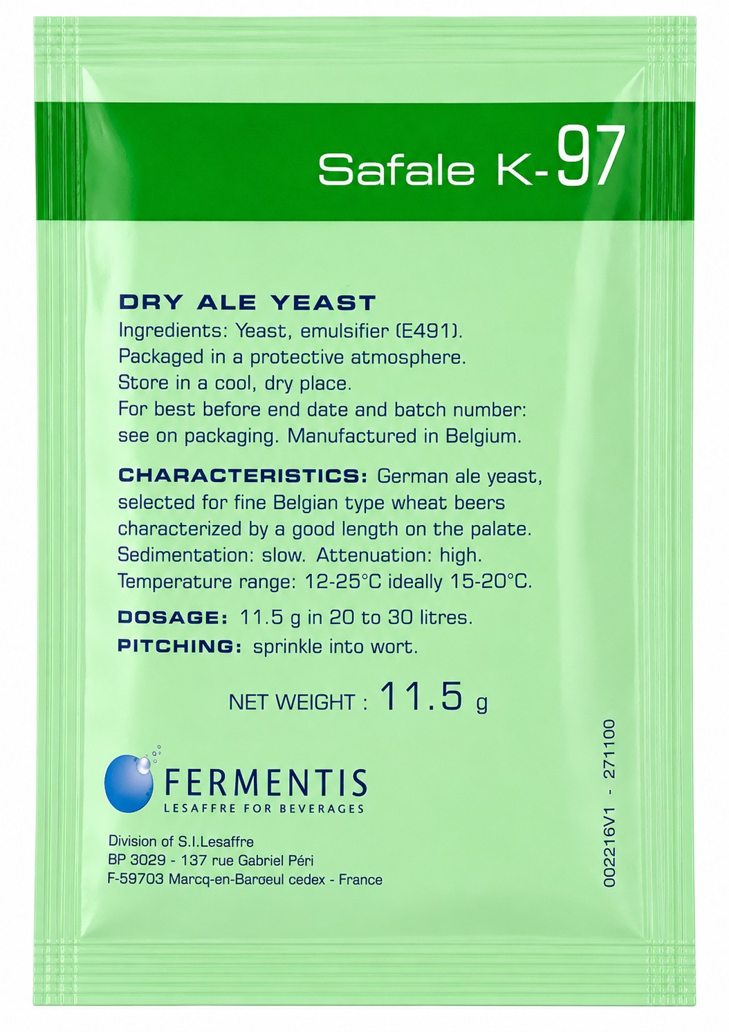 SafAle K-97 Yeast