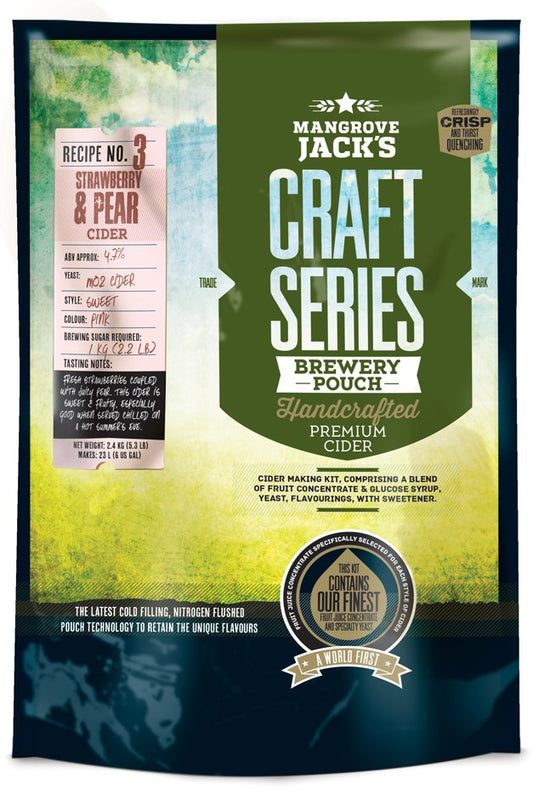 MJ Craft Series Cider #3 - Strawberry/Pear Pouch