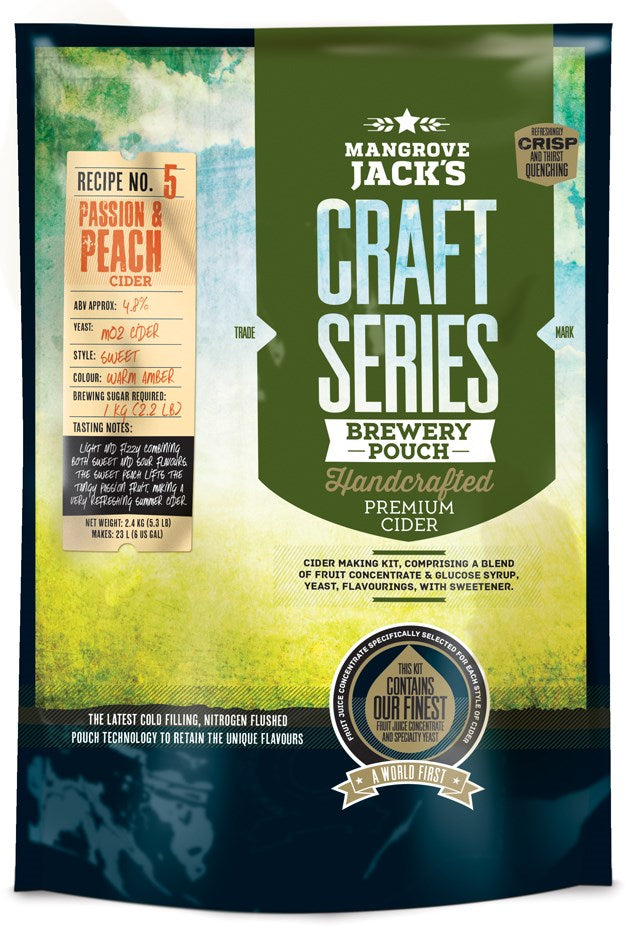 MJ Craft Series Cider #5 - Peach/Passion Pouch