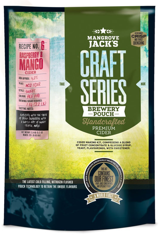 MJ Craft Series Cider #6 - Raspberry/Mango Pouch