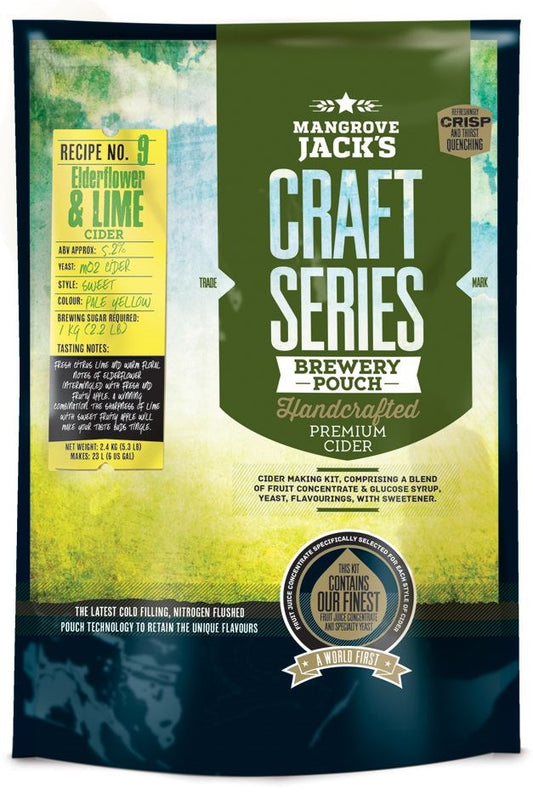 MJ Craft Series Cider #9 - Elderflower/Lime Pouch