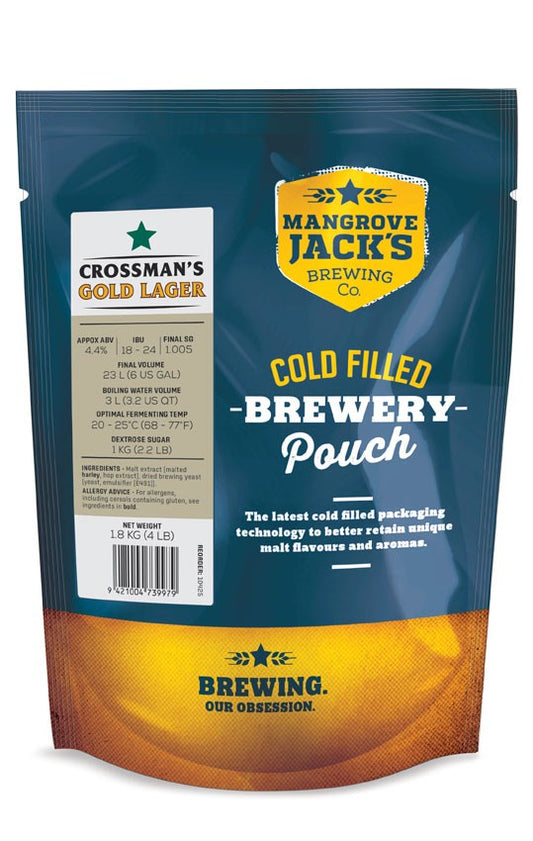 MJ Traditional Crossman Gold Lager Pouch