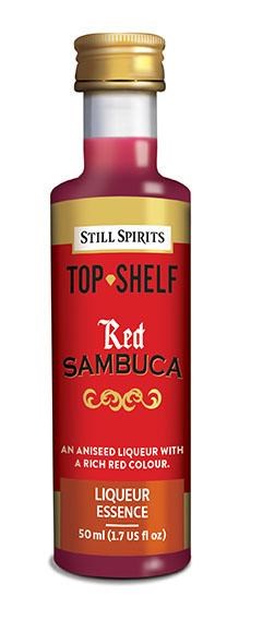 SS Top Shelf Red Sambuca liqueur