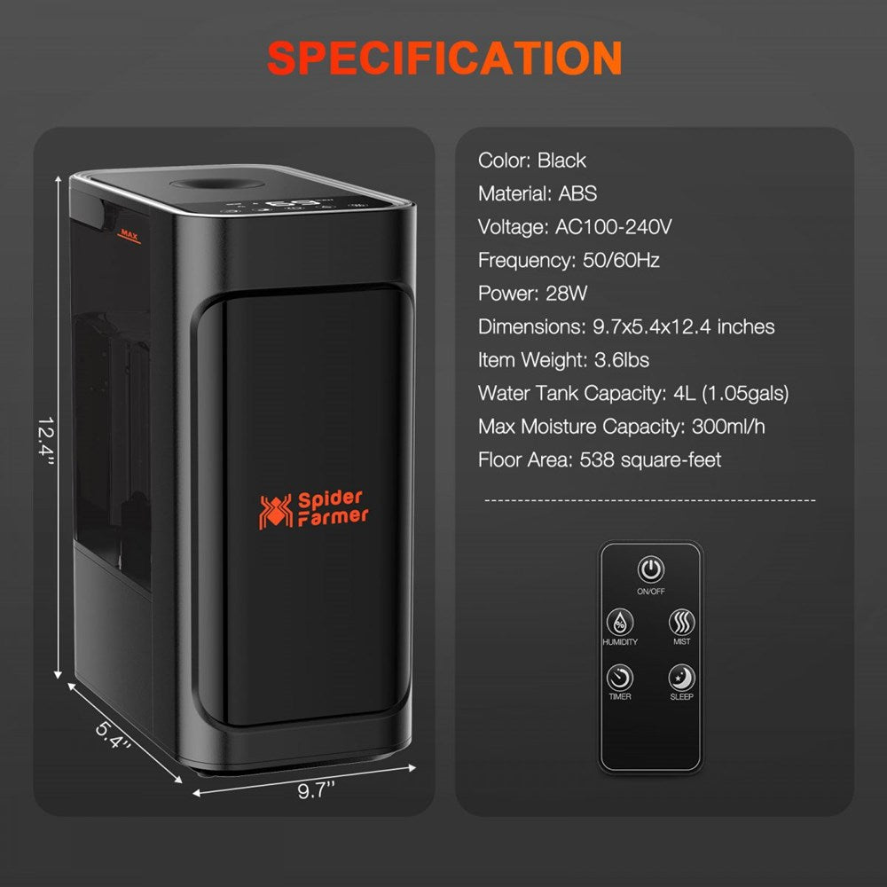 Spider Farmer Humidifier 6L