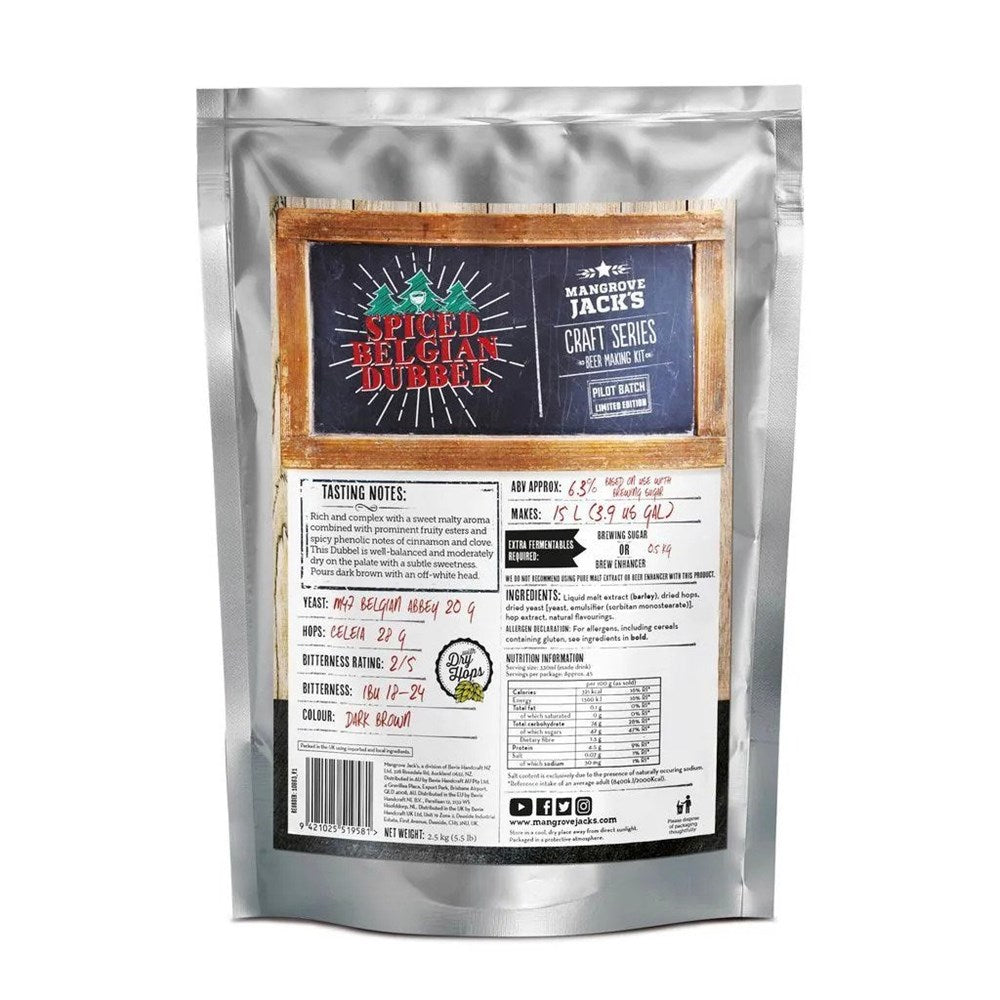 Mangrove Jack's Craft Series Spiced Belgian Dubbel LE 2.5kg