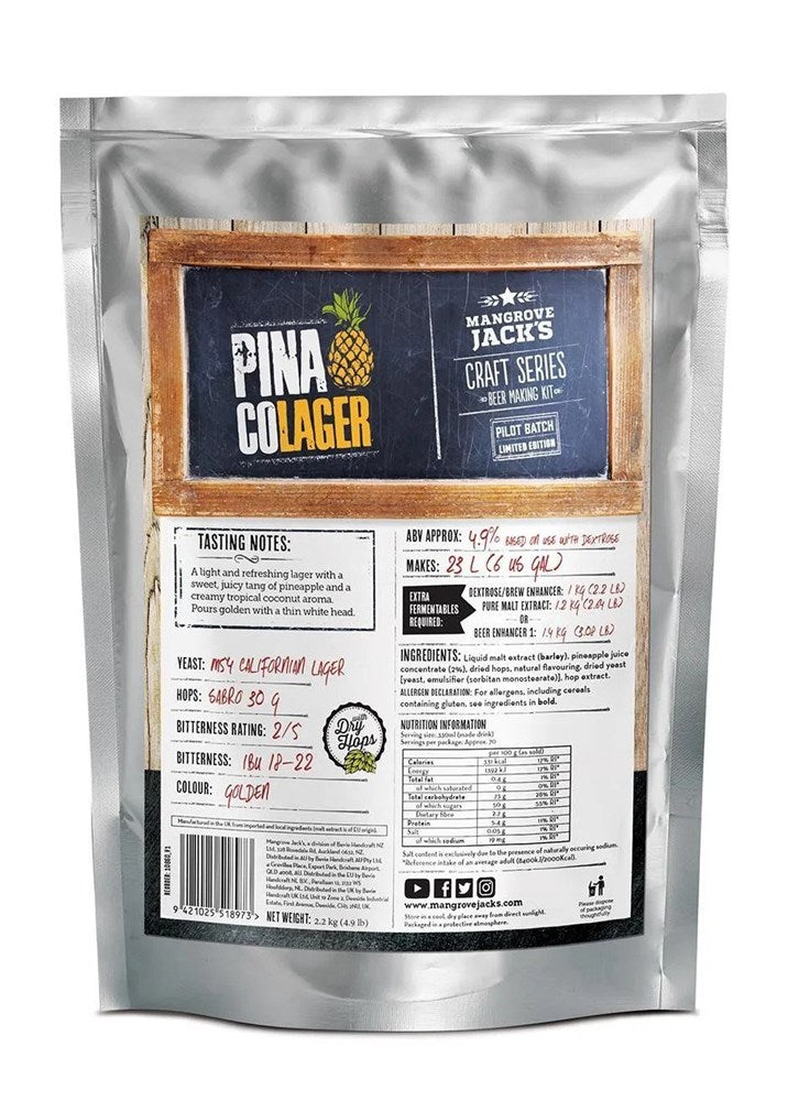Mangrove Jack's Craft Series Pina CoLager