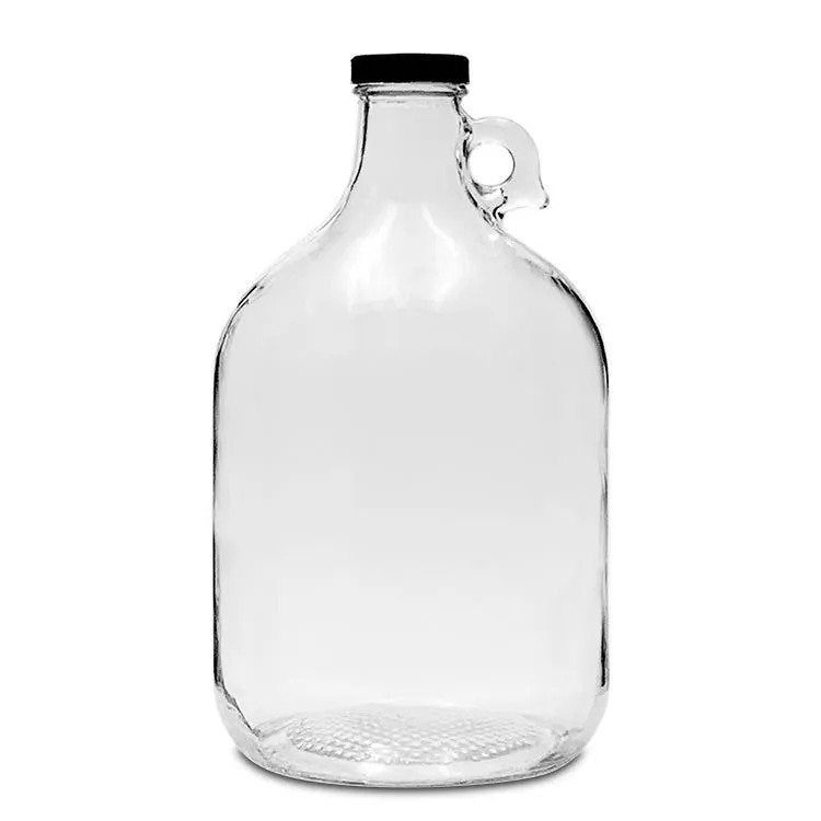 5L Glass Demijohn with Cap