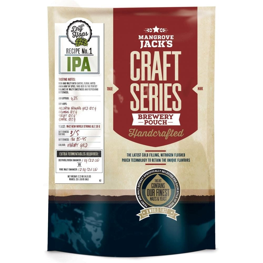 Mangrove Jack's Craft Series #1 IPA with dry hops - 2.5kg