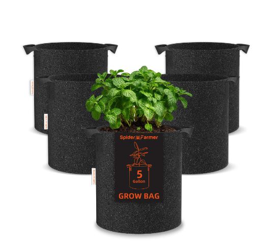 Spider Farmer - Fabric Pot 19L (5 Pack)