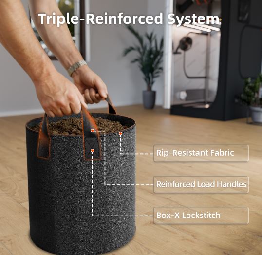 Spider Farmer - Fabric Pot 19L (5 Pack)
