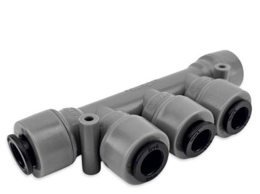 Duotight-8mm Female 5-Way Multi-Tee