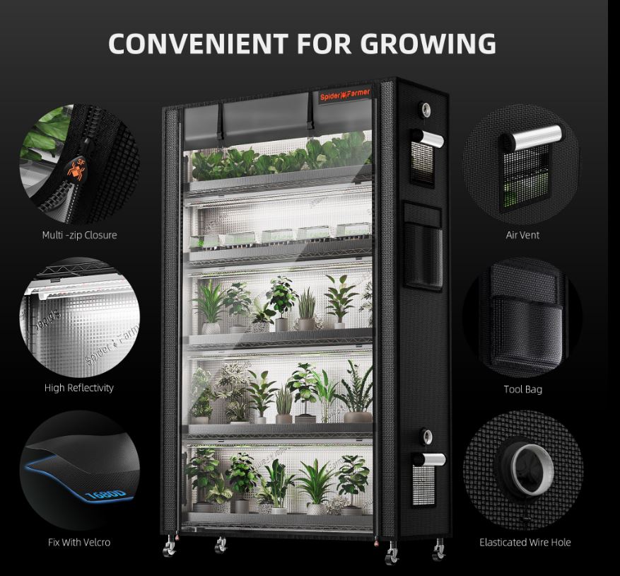 Spider Farmer- 6 Tier Plant Stand