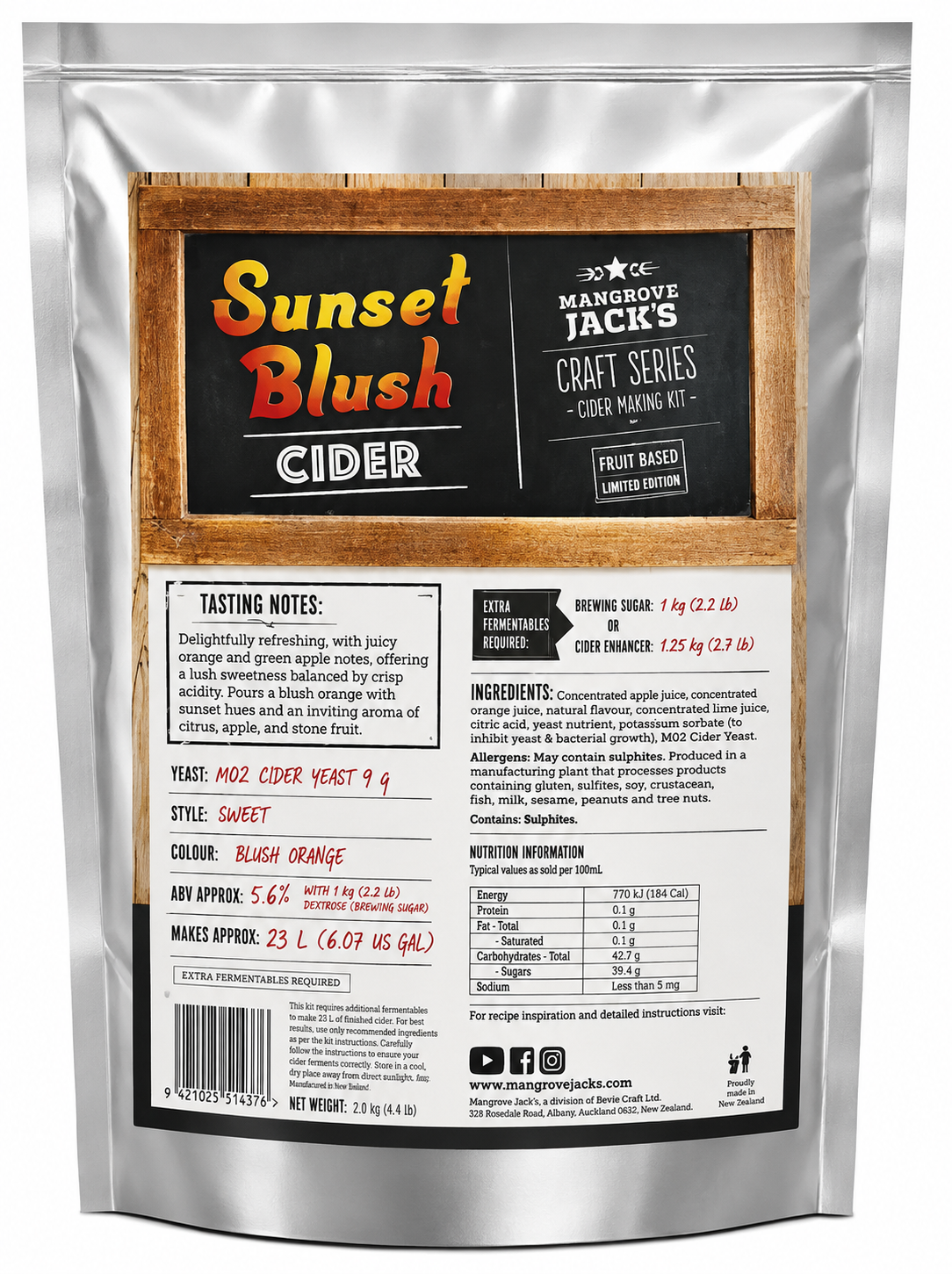 MJ Craft Series Cider #7 - Sunset Blush