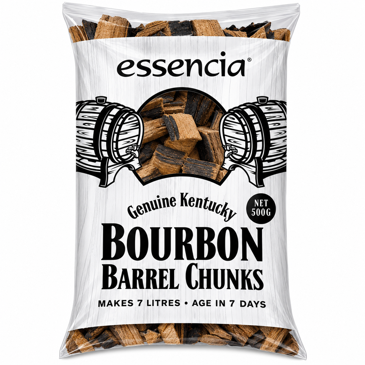 Bourbon Barrel Chunks (500g) Essencia