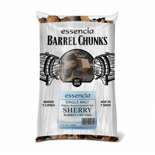 Whisky Sherry Barrel Chunks (500g) Essencia