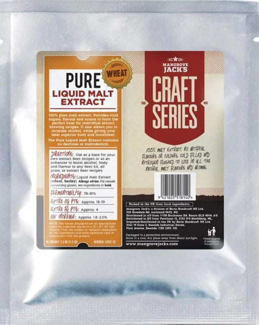 Mangrove Jacks Wheat Pure Malt 1.5kg