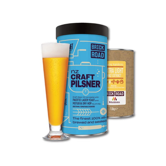 Brick Road Craft - NZ Craft Pilsner 1.8kg