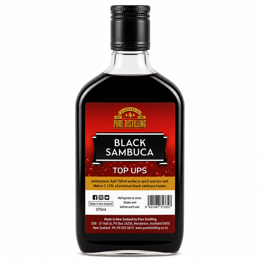 Black Sambuca Top Ups 375ml