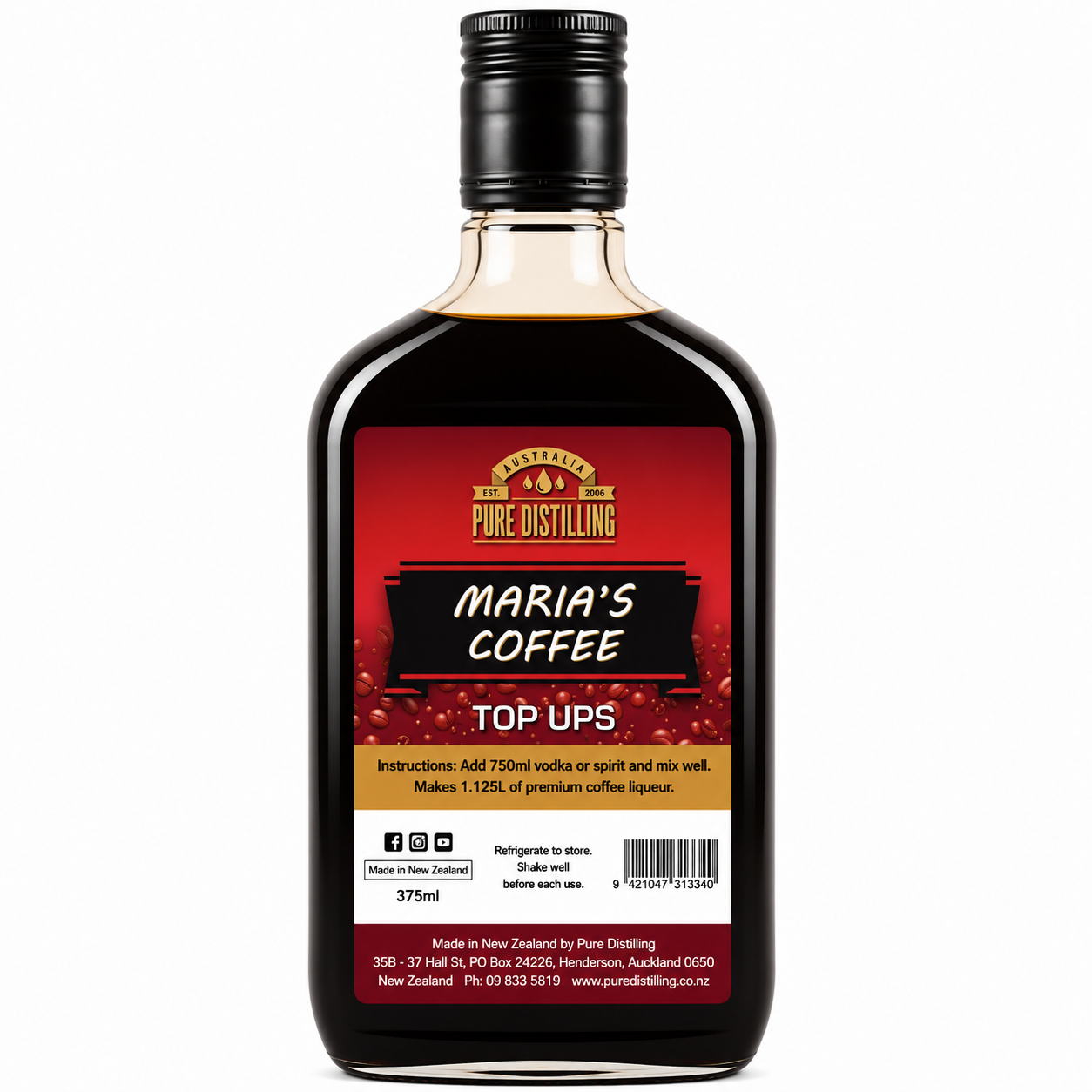 Marias Coffee Top Ups 375ml