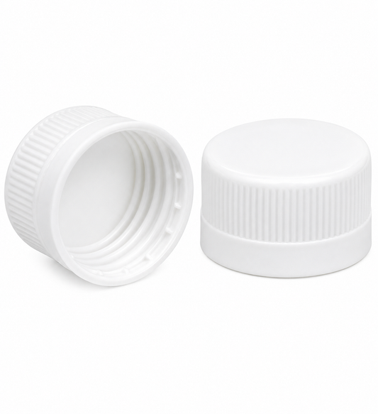PET Bottle Lids/Caps (x50 White)