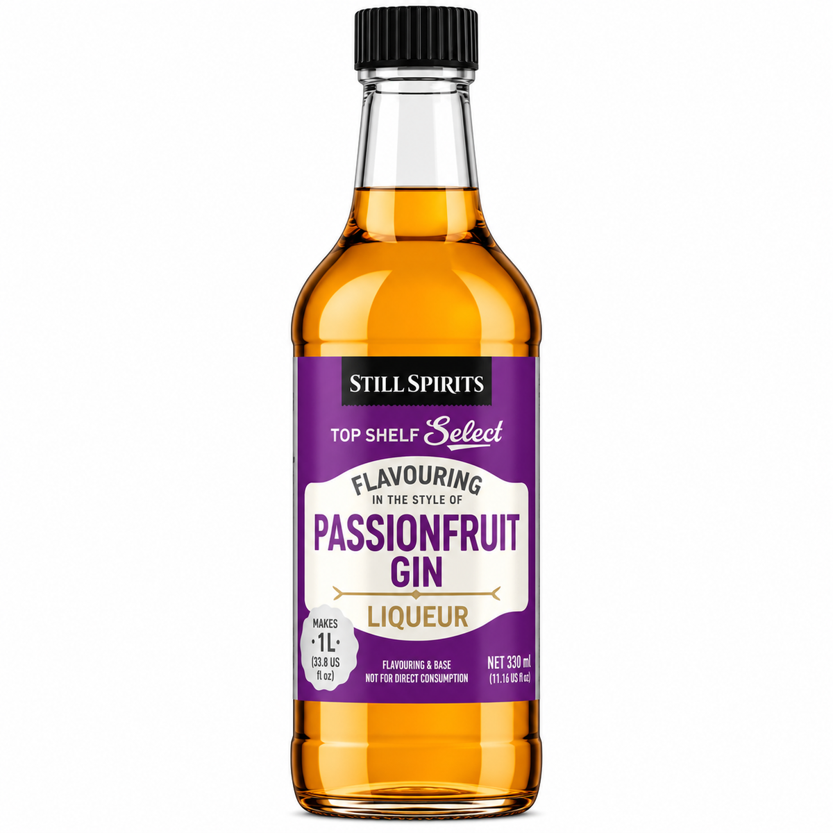 Passionfruit Gin Liqueur Flavour & Base (330ml) SS Top Shelf Select