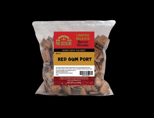 Limited Release - Red Gum Port Chunks 500g
