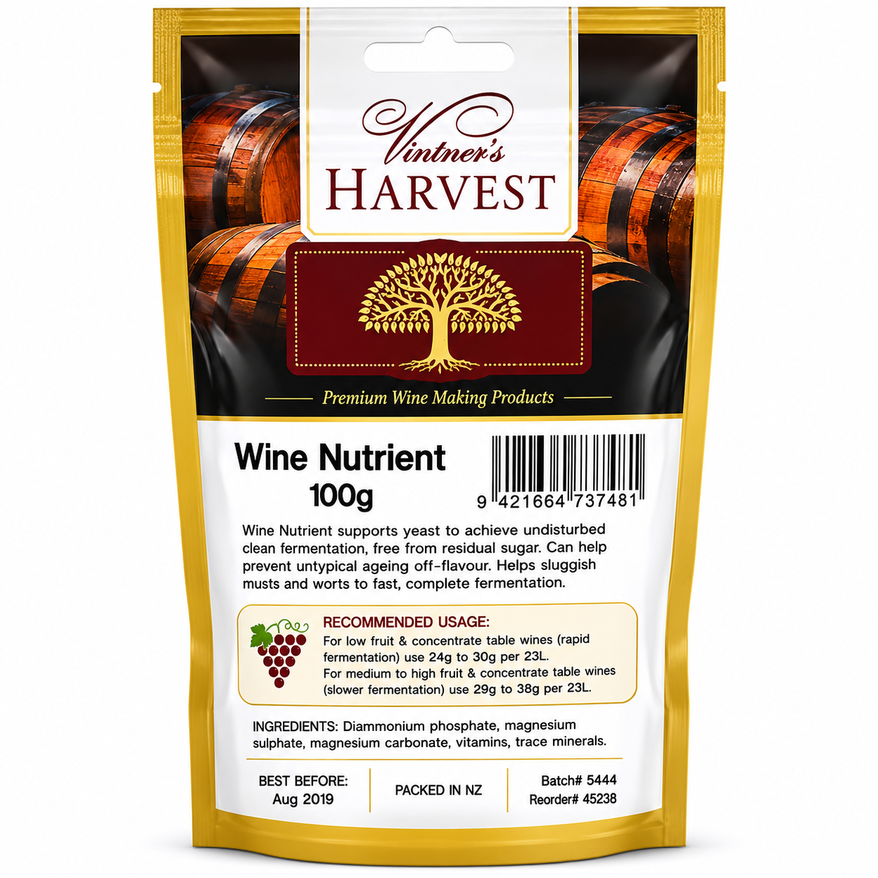 Vintners Harvest - Wine Nutrient 100g