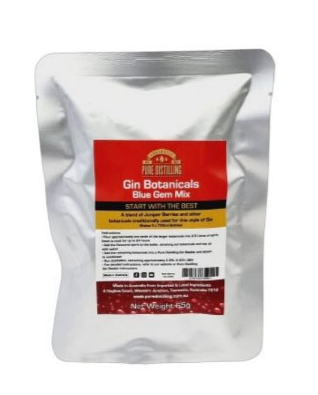 Pure Distilling Blue Gem Botanicals 65g