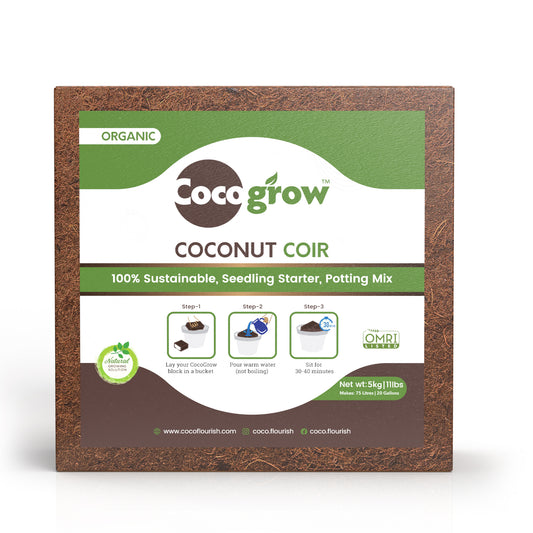 Coco Grow 5kg Coir Block 75L