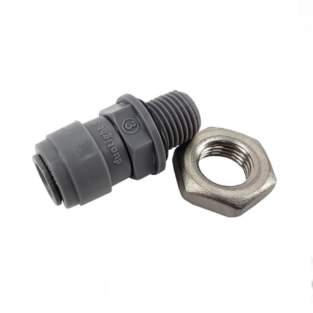 Duotight - 8mm Female x 6.5mm Male Thread Bulkhead