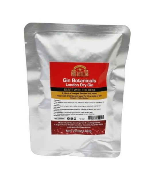 Pure Distilling London Dry Gin Botanicals 60g