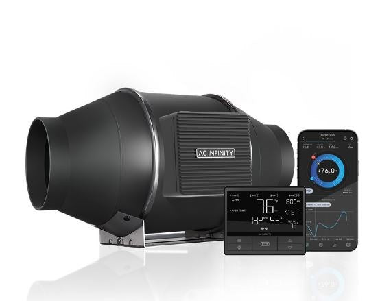AC Infinity CLOUDLINE T4 (100mm/4") Quiet Inline Fan