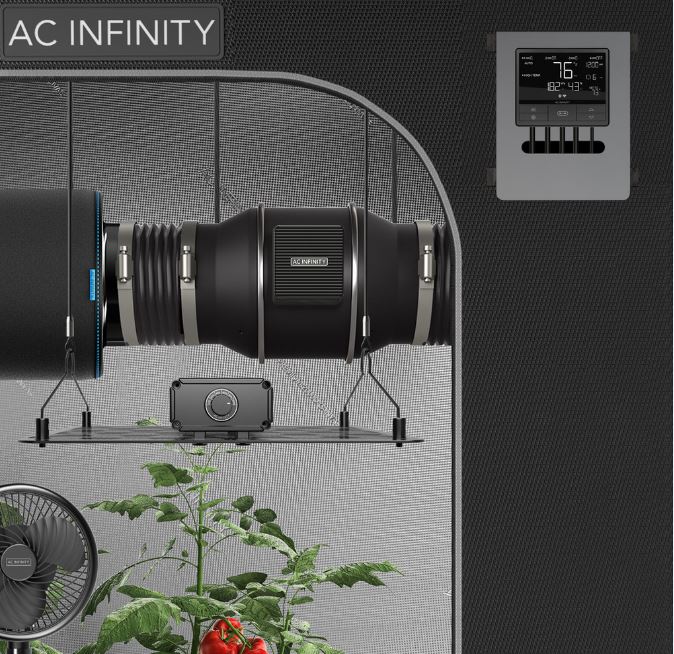AC Infinity CLOUDLINE T8 (200mm/8") Quiet Inline Fan