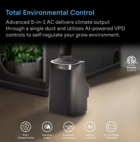 TERRAFORM 8, All-In-One Climate Control A/C with One-Duct Auto Switching 12,000 BTU
