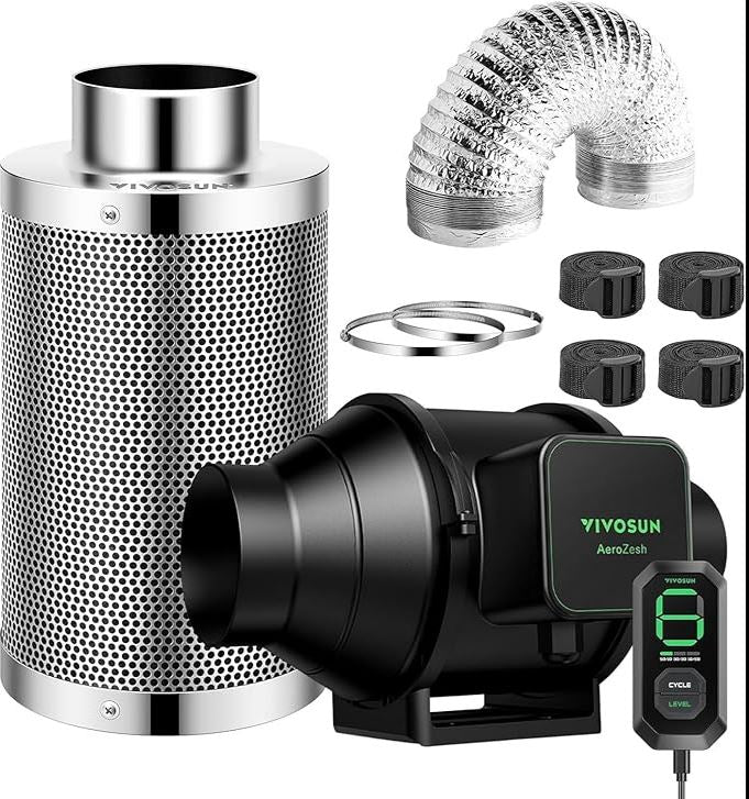 VIVOSUN 100mm Fan Filter Kit