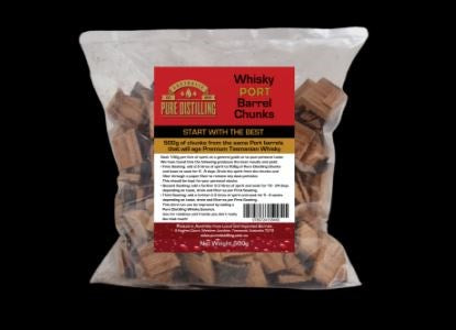 Whisky Port Barrel Chunks 500g