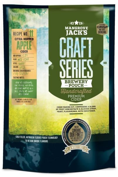 MJ Craft Series Cider #11 - citra hopped apple Pouch