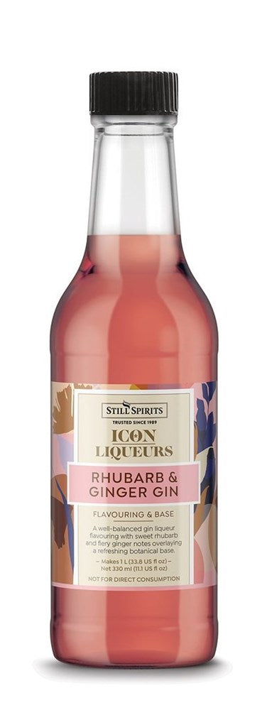 SS Icon Liqueurs Rhubarb & Ginger Gin 330ml