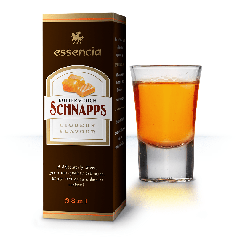 Butterscotch Snaps Butterscotch Schnapps Flavour (28ml) Essencia – Grow & Brew