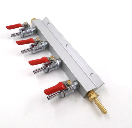 CO2 Gas Manifold - 4 Way