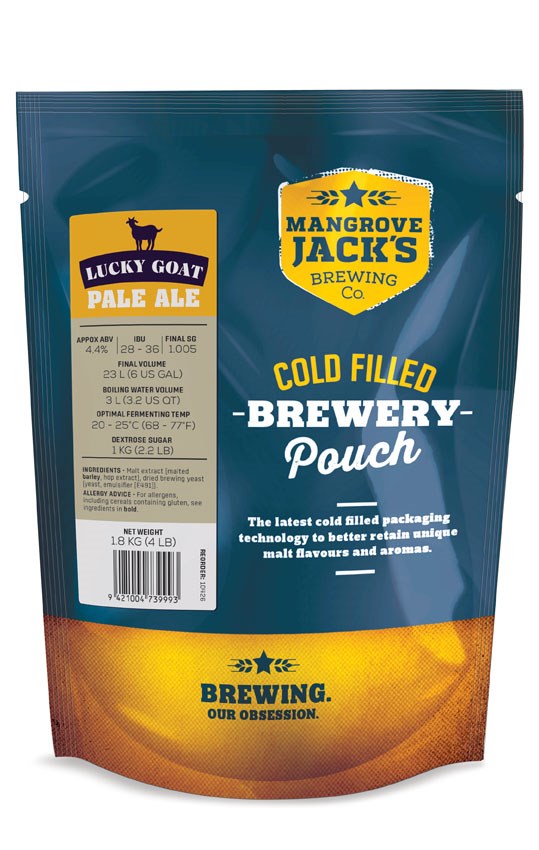 Pot Ale MJ Traditional Lucky Goat Pale Ale Pouch – Grow & Brew