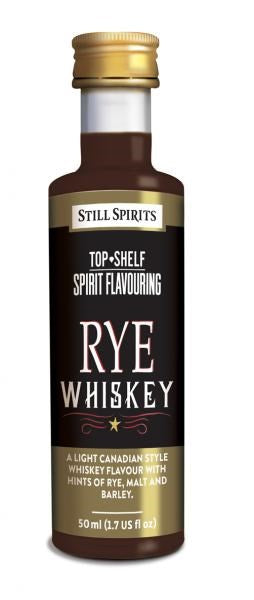 SS Top Shelf Rye Whiskey