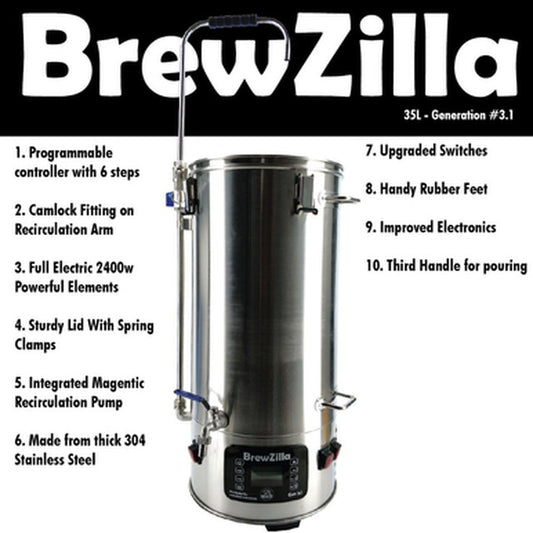 BrewZilla Gen. 3.1.1 - 35 Litre