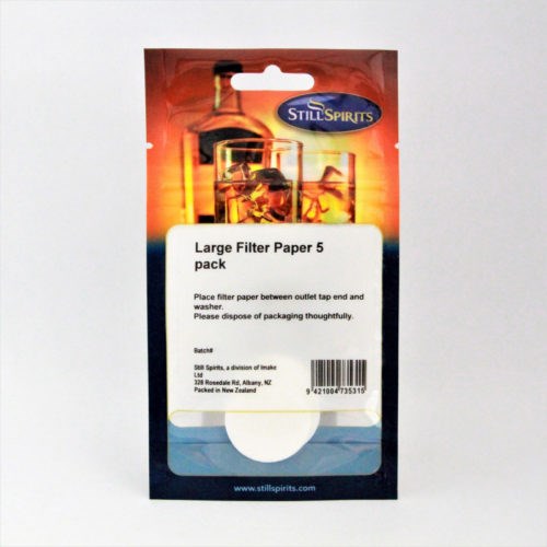 Large filter Paper, 5 pack (Filter Pro)