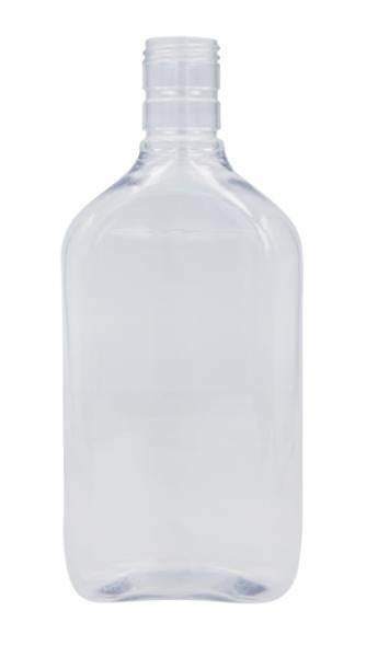 Spirit bottle Flask & White Cap 500ml